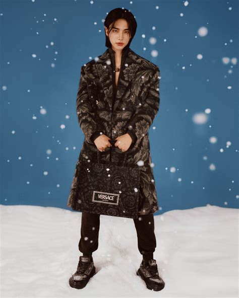 versace ciao versace|Hyunjin for Versace Holiday .